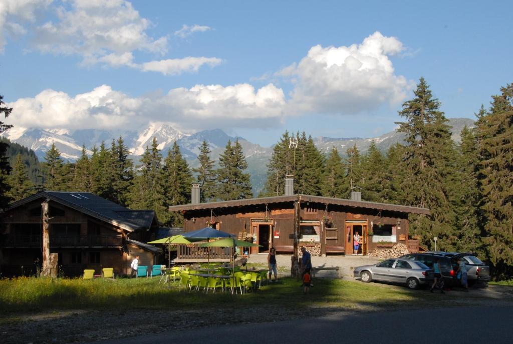 Hôtel Chalet Le Caribou Les Saisies Buitenkant foto