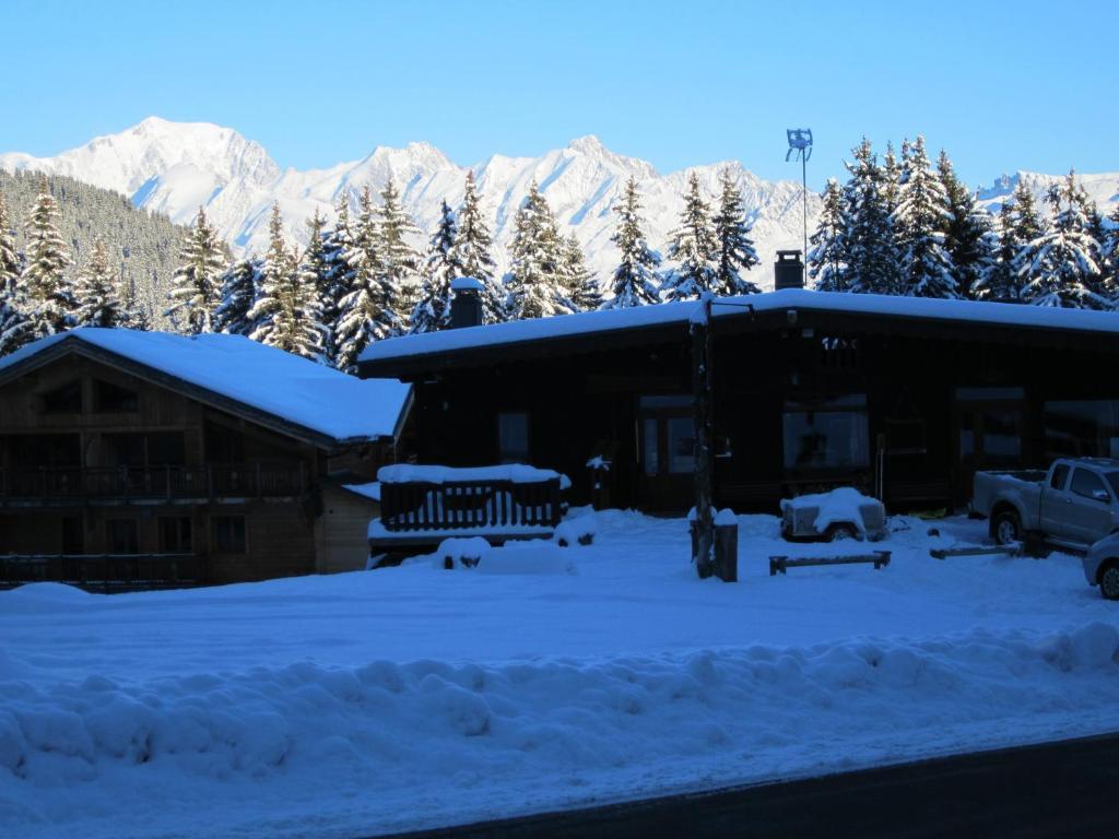 Hôtel Chalet Le Caribou Les Saisies Buitenkant foto