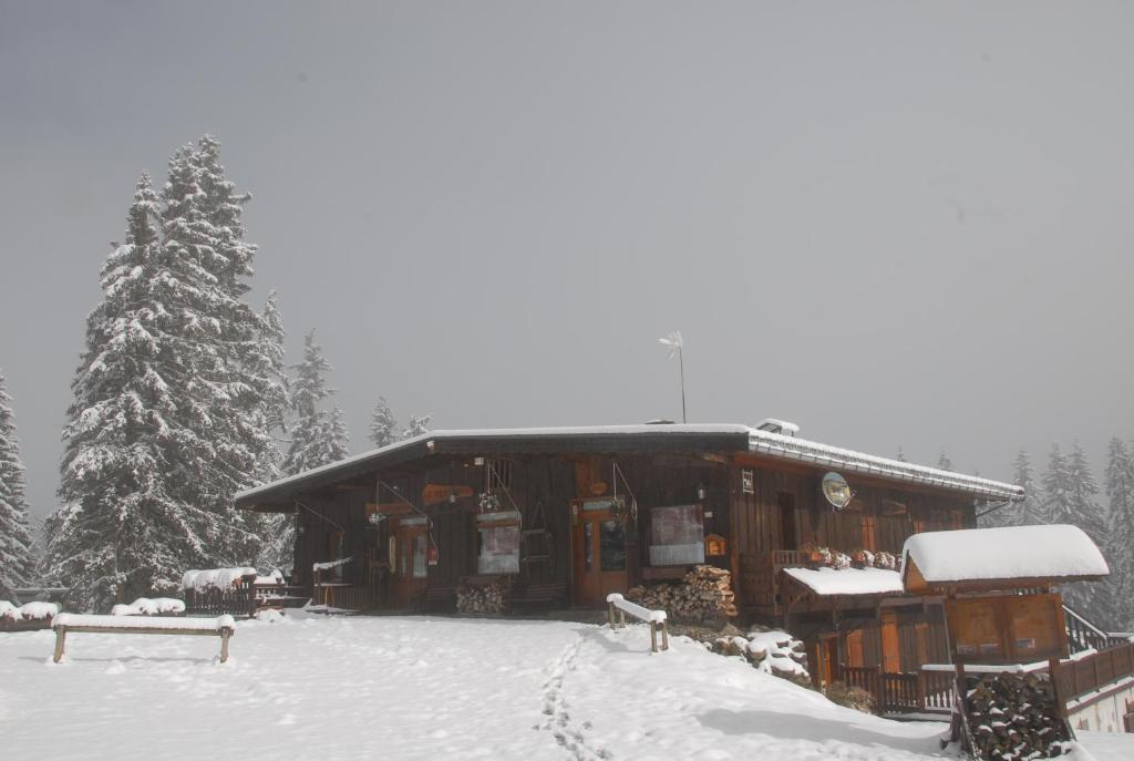 Hôtel Chalet Le Caribou Les Saisies Buitenkant foto